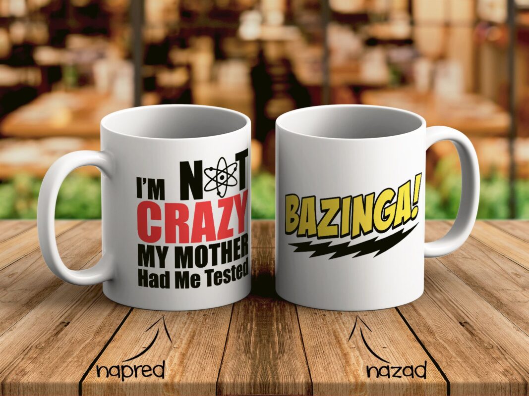 I'm not crazy - My mother had me tested Šolja - The Big Bang Theory