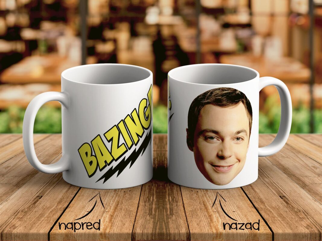 Sheldon Cooper Bazinga Šolja - The Big Bang Theory