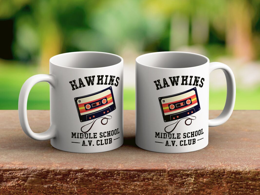 Hawkins AV Club - Stranger Things Šolja