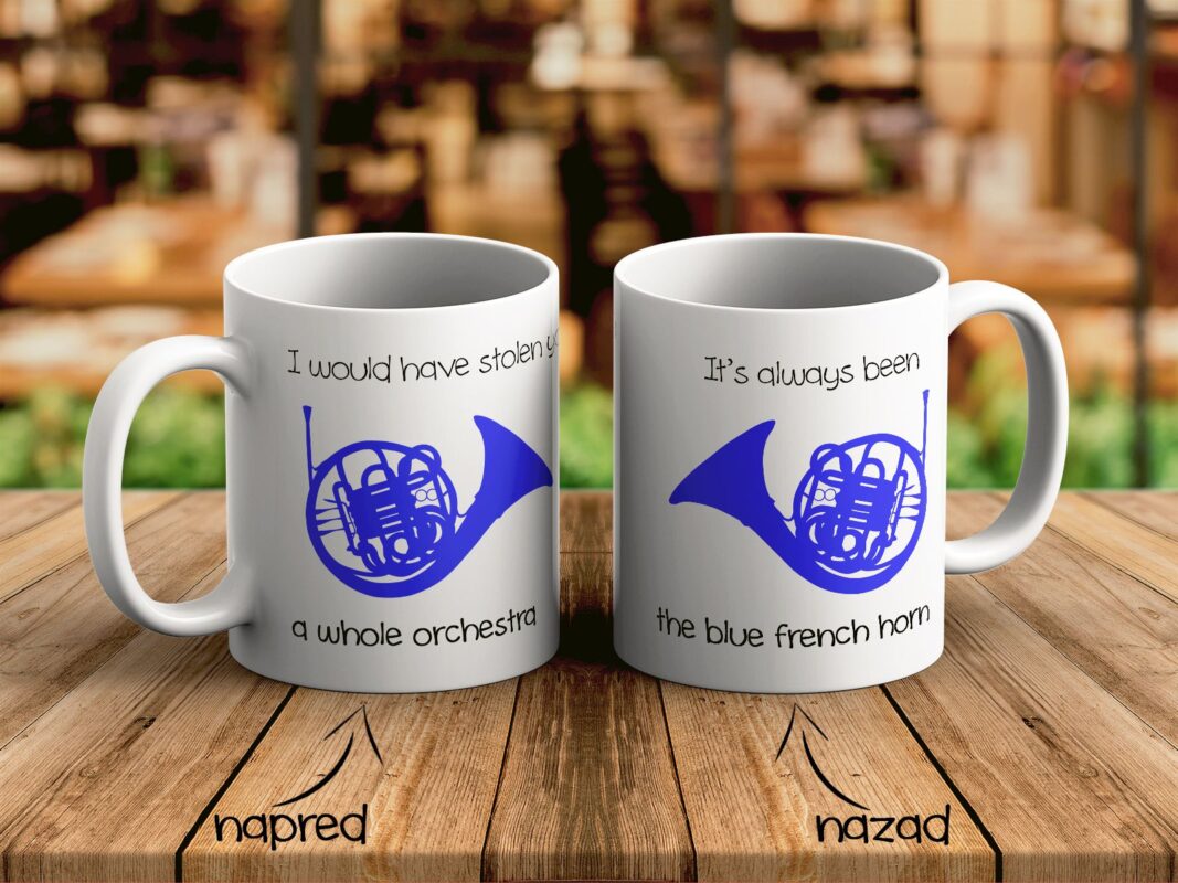 Blue French Horn - How I Met Your Mother Šolja