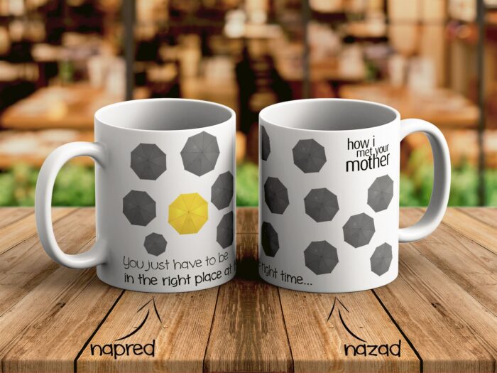 Right Place Right Time - How I Met Your Mother Šolja