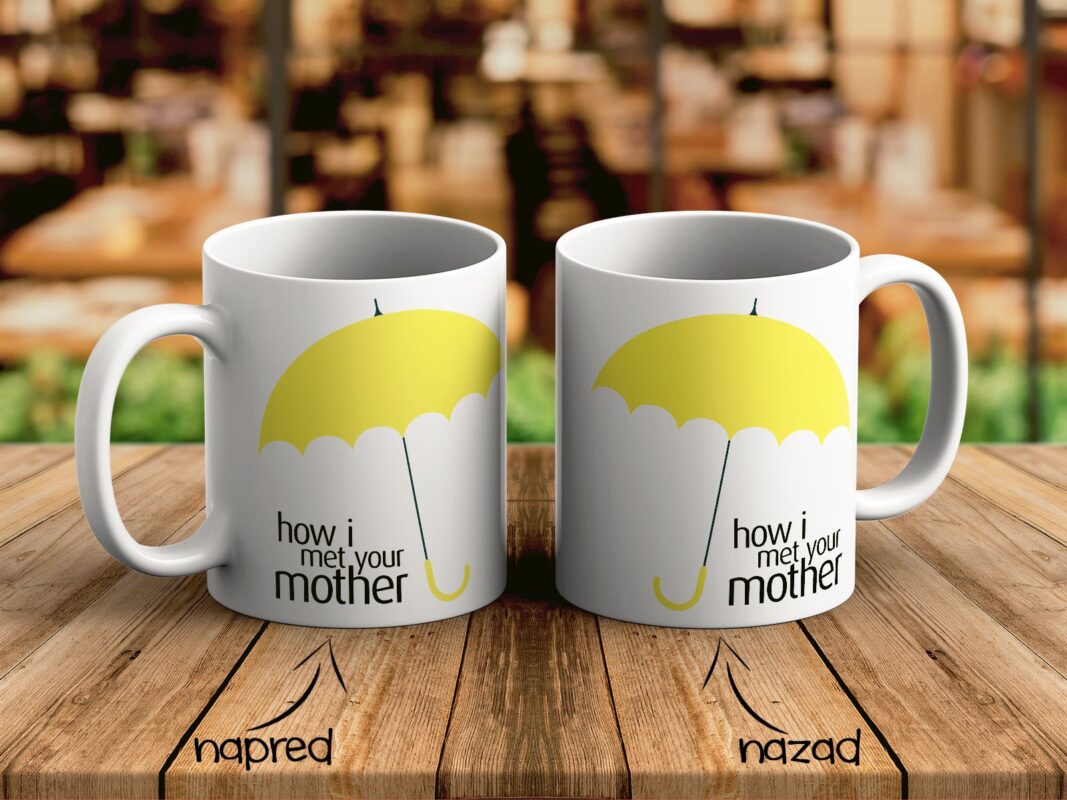 Yellow Umbrella - How I Met Your Mother Šolja