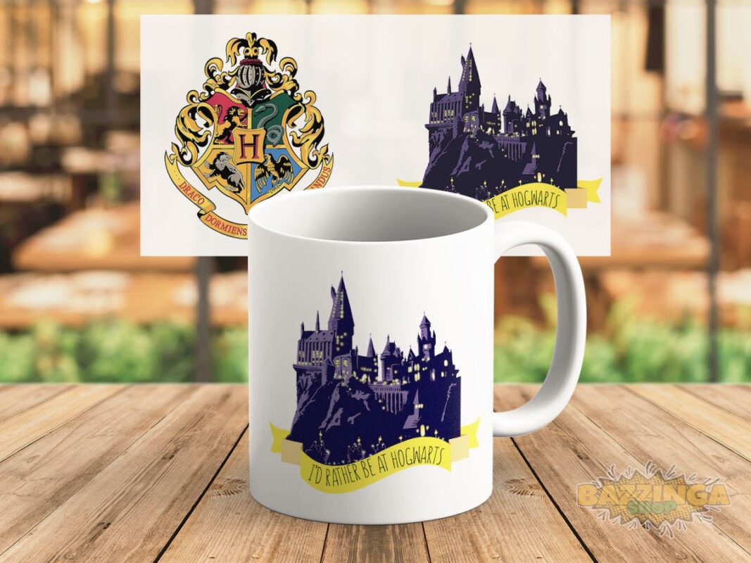 I'd Rather Be At Hogwarts šolja