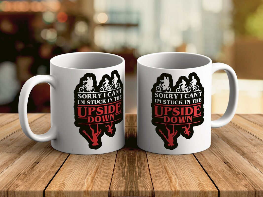 Stuck in the Upside Down - Stranger Things Šolja v2