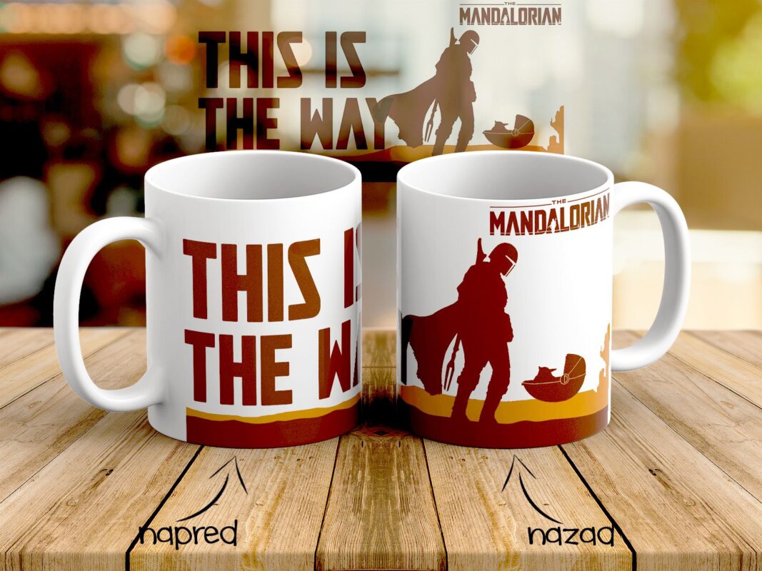 This is the way - The Mandalorian Šolja