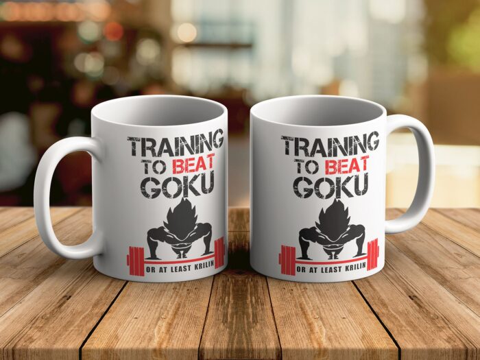 Training to Beat Goku - Dragon Ball Šolja